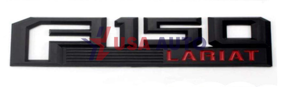 ემბლემა F150 LARIAT 260x50mm შავი (ABS პლასტმასი)