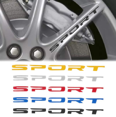 სტიკერი SPORT (ვერცხლისფერი) 10x0,7 სმ