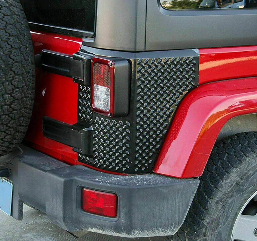 ხუფი WRANGLER 2007-2017 საბარგულის კუთხეების დამცავი რკინა (კომპლექტი 2ც)